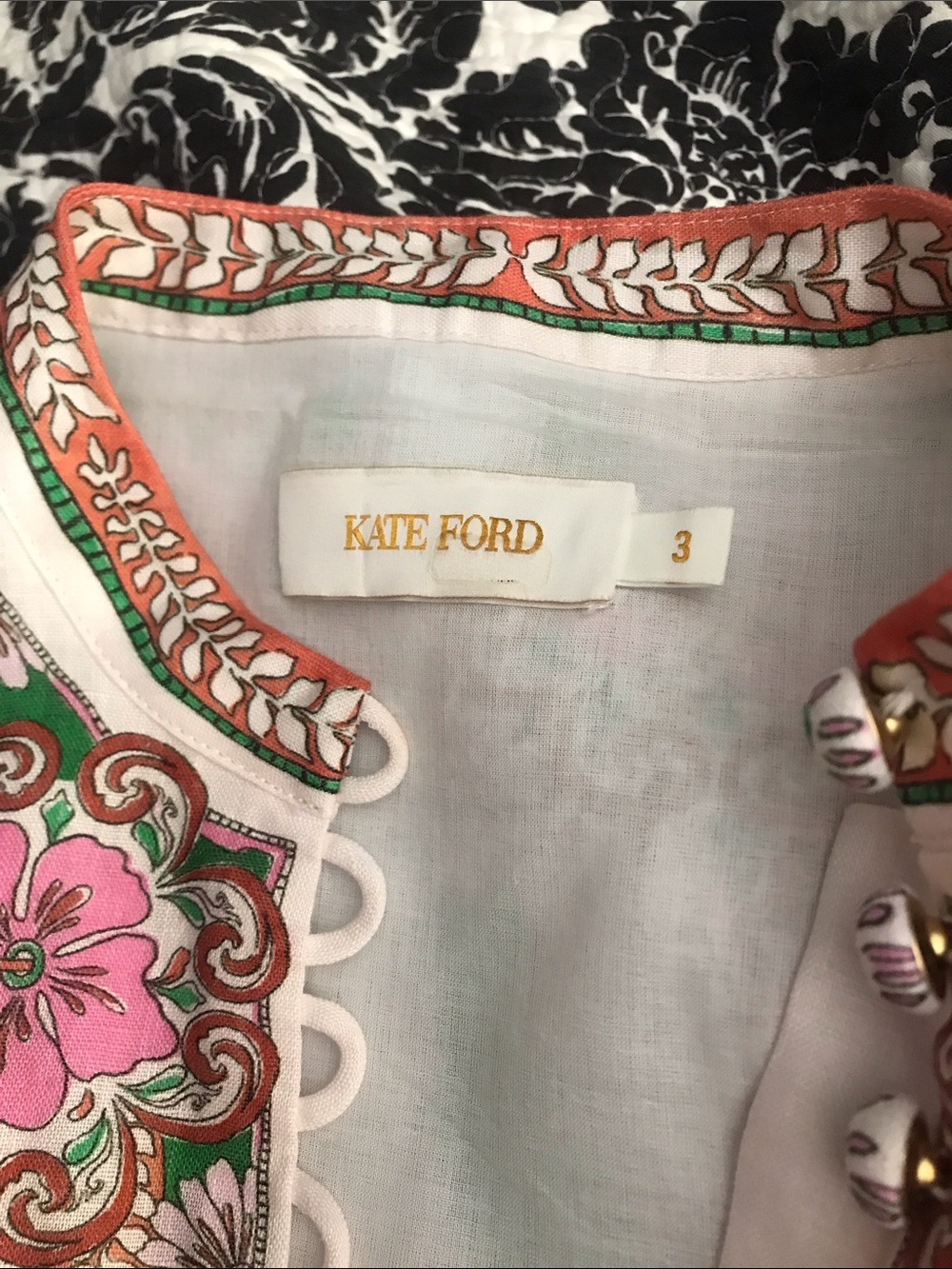Kate Ford 100% linen Mantilla mini dress - Picture 12 of 14